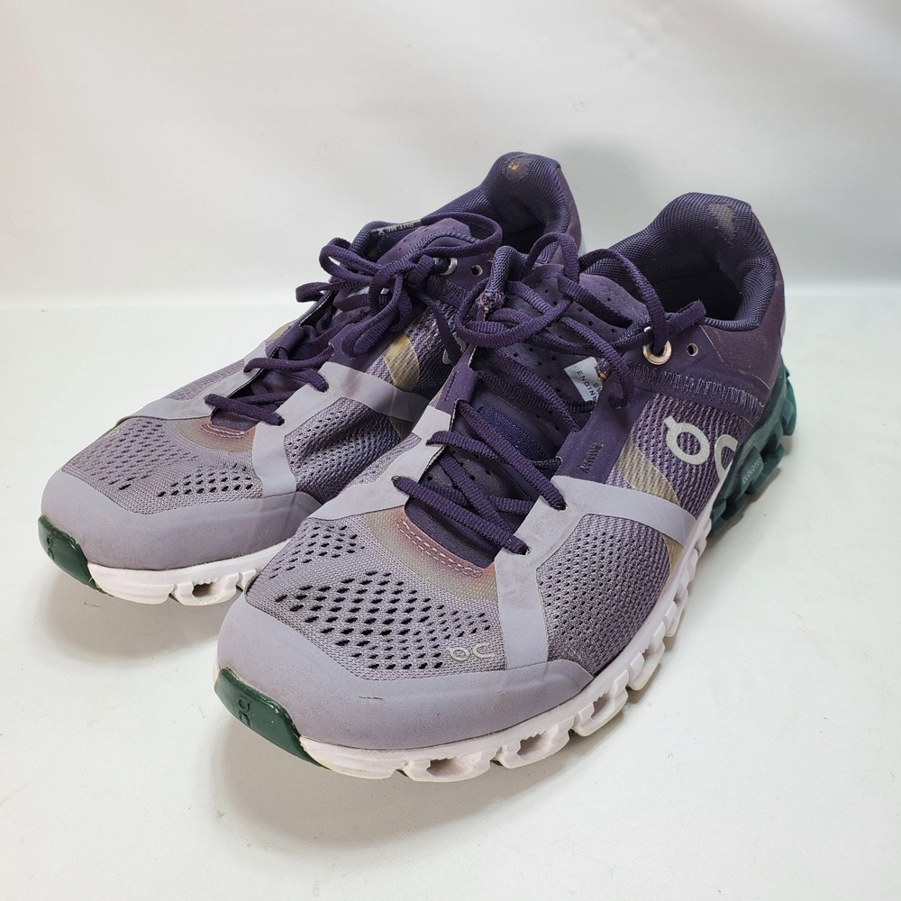On Cloud Cloudflyer Running Shoes Womens 6.5 Purple Teal Helion CloudTec